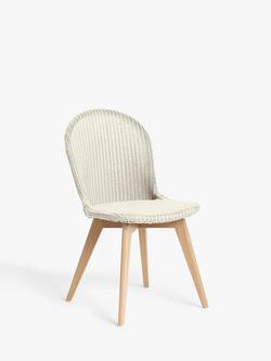 John Lewis Easdale Lloyd Loom Dining Side Chair, Pure White