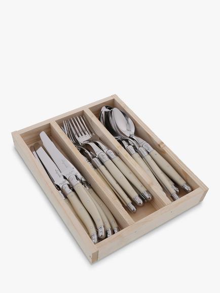Laguiole by Jean Dubost Ivory Cutlery, Ivory