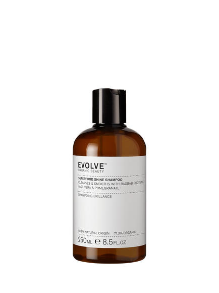 Evolve Organic Beauty Superfood Shine Shampoo, 