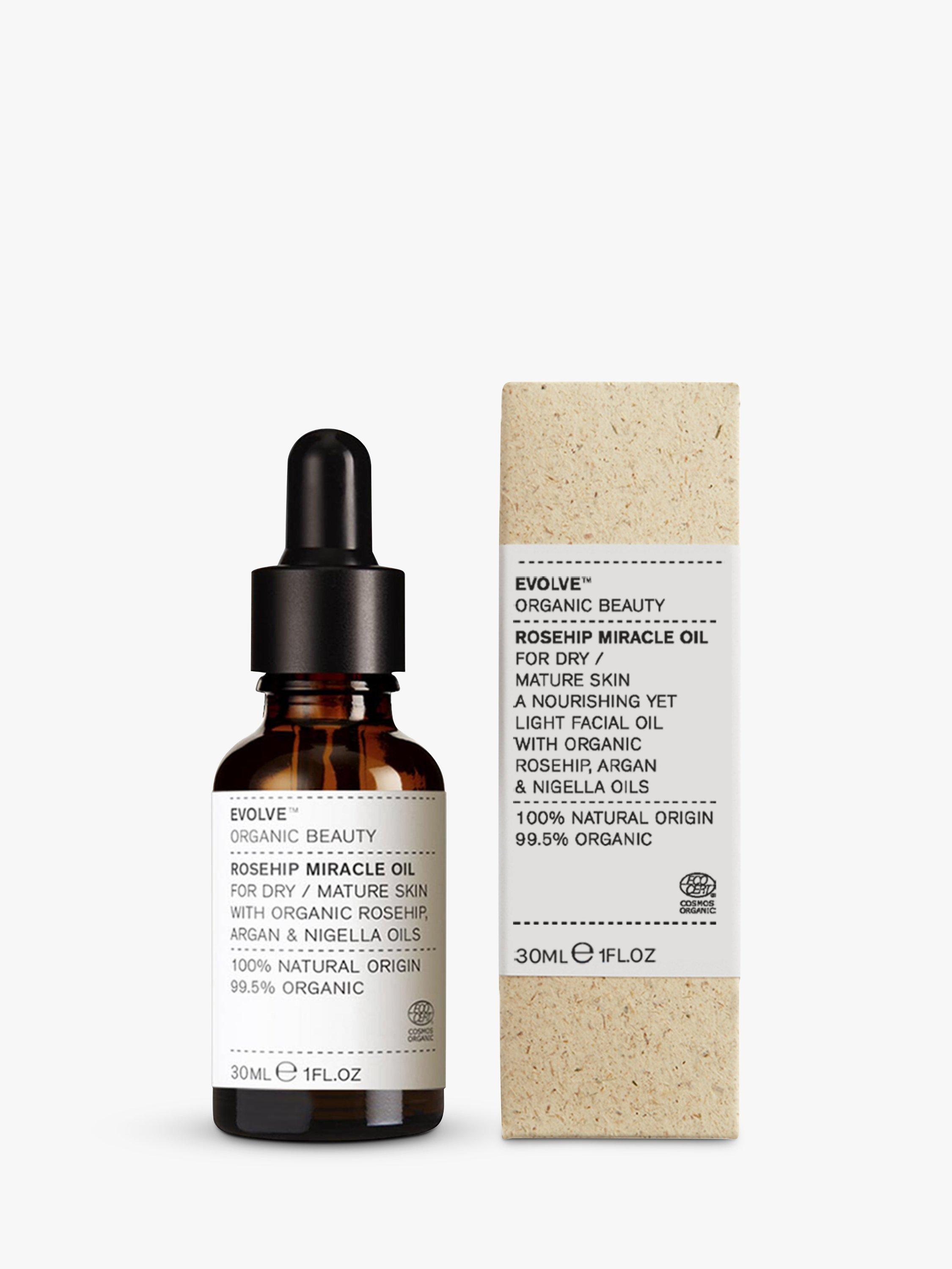 Product image 2 of 2, which shows Evolve Organic Beauty Rosehip Miracle Oil, 30ml