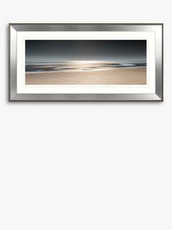 John Lewis Mike Shepherd 'Coastal Haze' Framed Print & Mount, 110 x 55cm, Multi