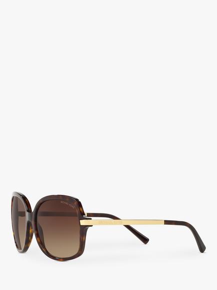 Michael Kors MK2024 Women's Adrianna II Square Sunglasses - view 2, Tortoise/Brown Gradient