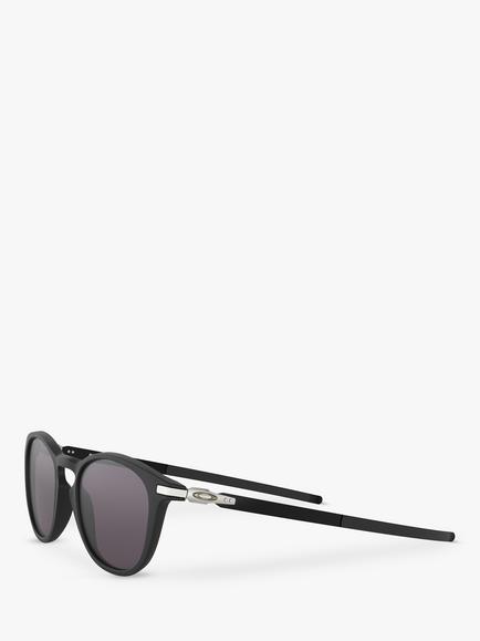 Oakley OO9439 Men's Pitchman R Prizm Round Sunglasses - view 2, Satin Black/Grey