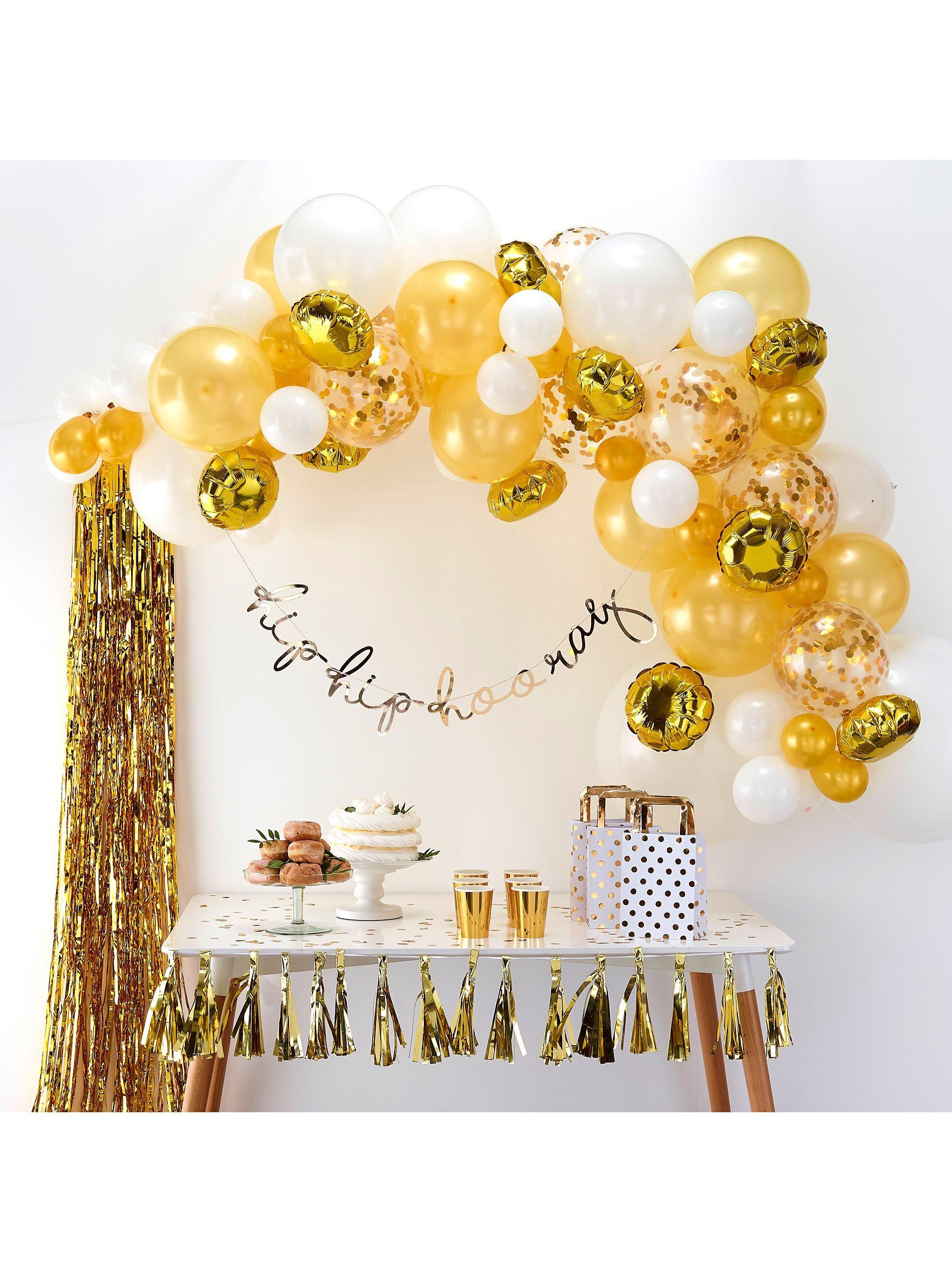Ginger Ray Balloon Arch, Gold