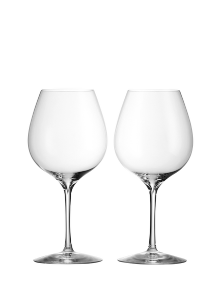 Waterford Crystal Elegance Merlot Wine Crystal Glasses, 660ml, Set of 2, Clear, Clear