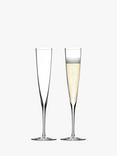 Waterford Crystal Elegance Glass Champagne Trumpets, 170ml, Set of 2, Clear