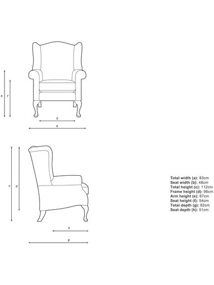 Parker Knoll Oberon Armchair - view 2, Country Oatmeal