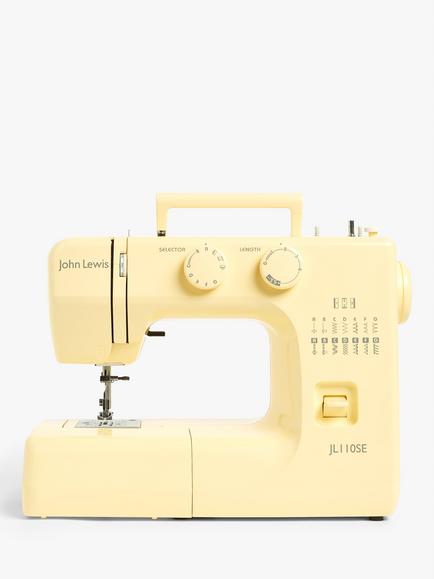 John Lewis JL110 Sewing Machine, Yellow, Yellow