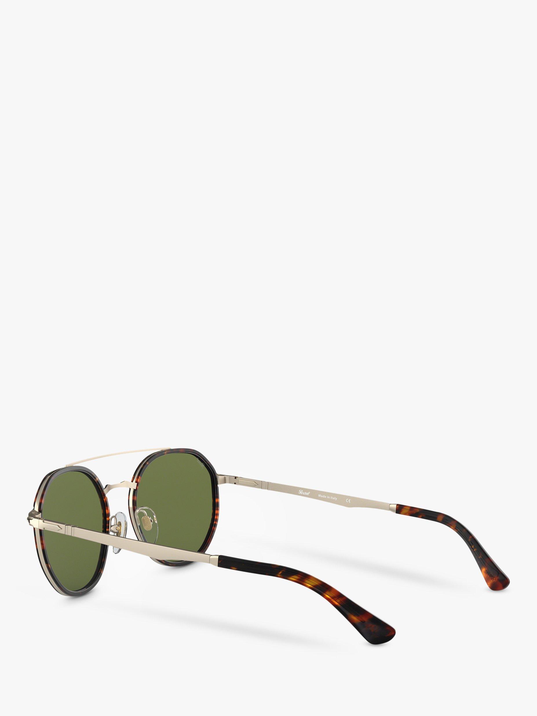 Persol PO2456S Women s Oval Sunglasses Gold Green