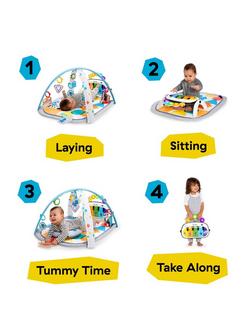 Baby Einstein 4-in-1 Kickin' Tunes Music and Language Discovery Activity Gym - view 2, 