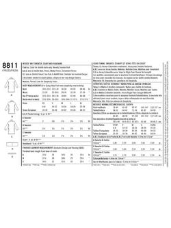 Simplicity Women's Cardigans, Scarves and Headbands Sewing Pattern, 8811, A - view 2, 