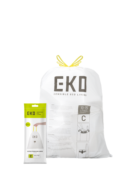 EKO Bin Liners, 10-15L, Pack of 20, 