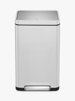 EKO X Cube Pedal Bin, 30L, Silver