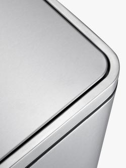 EKO X Cube Pedal Bin, 30L - view 2, Silver