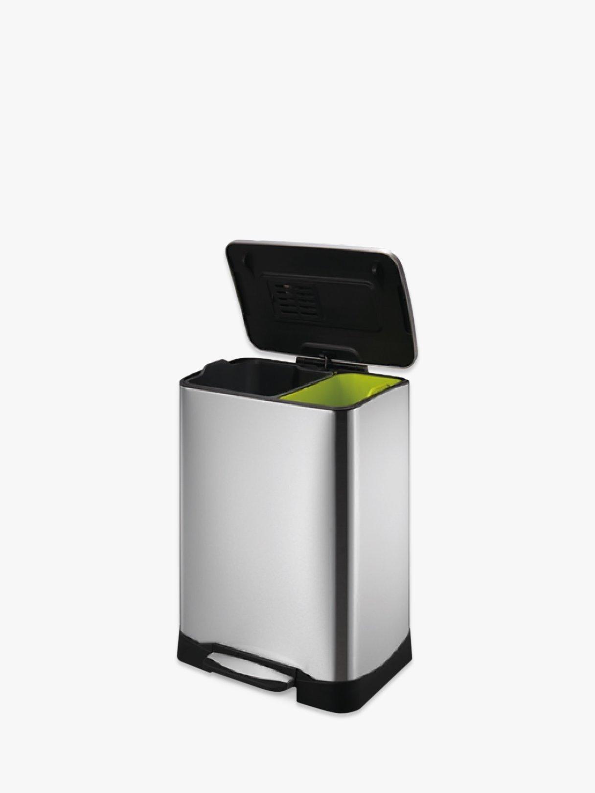 EKO Neo-Cube Recycling Pedal Bin, 28L+18L