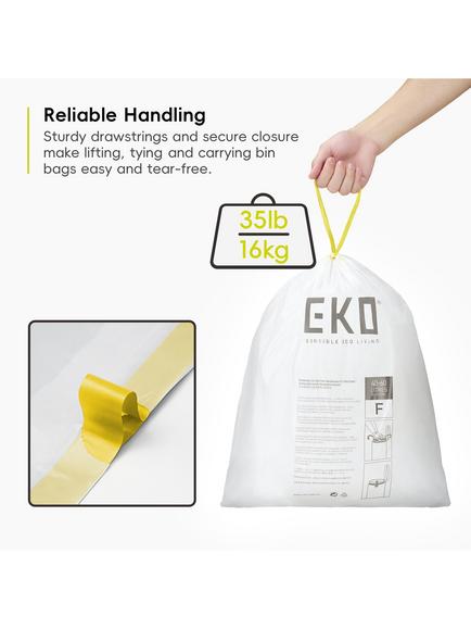 EKO Bin Liners, 40-60L, Pack of 12 - view 2, 