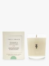 True Grace Village Rosemary & Eucalyptus Scented Candle, 190g