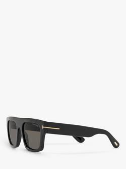 TOM FORD FT0711 Men's Fausto Square Sunglasses - view 2, Black Shiny