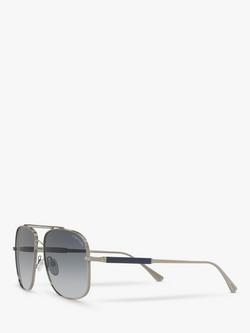 TOM FORD FT0669 Men's Square Sunglasses - view 2, Gunmetal Shiny