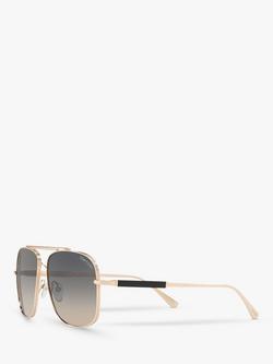 TOM FORD FT0669 Men's Square Sunglasses - view 2, Gold Pink