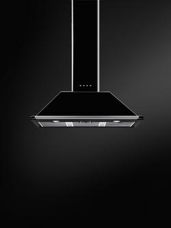 Smeg Victoria KT100 100cm Chimney Cooker Hood - view 2, Black