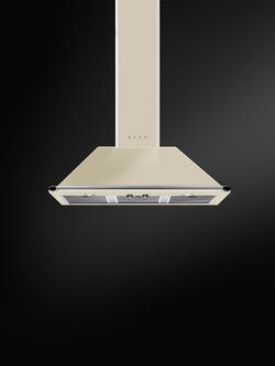 Smeg Victoria KT100 100cm Chimney Cooker Hood - view 2, Cream