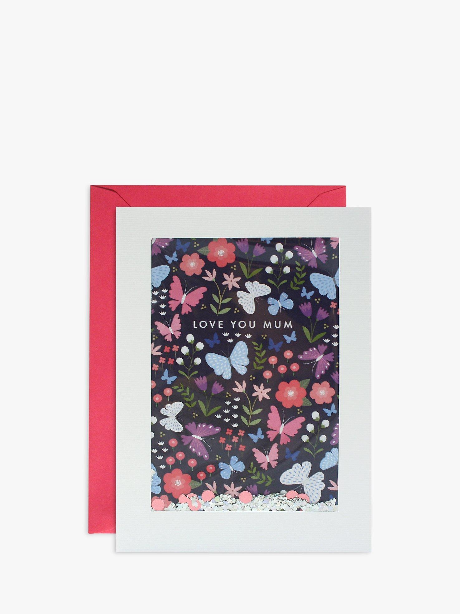 James Ellis Stevens Butterfly Glitter Mother's Day Card