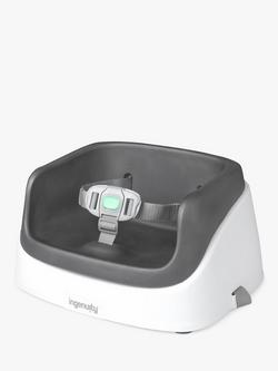 Ingenuity SmartClean Toddler Baby Booster Feeding Seat, Slate, Slate