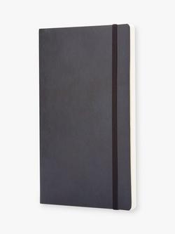 Moleskine Large Soft Cover Plain Notebook - view 2, Black
