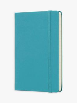 Moleskine Pocket Sized Hard Cover Ruled Notebook - view 2, Teal