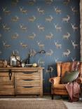 Sanderson Evesham Deer Wallpaper, 216620