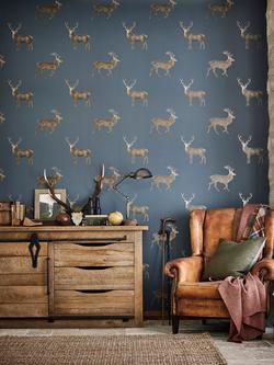 Sanderson Evesham Deer Wallpaper - view 2, 216620