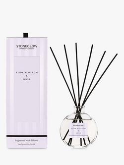 Stoneglow Modern Classic Plum Blossom & Musk Reed Diffuser, 120ml, Multi