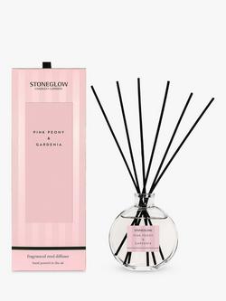 Stoneglow Modern Classic Pink Peony & Gardenia Reed Diffuser, 120ml, Multi