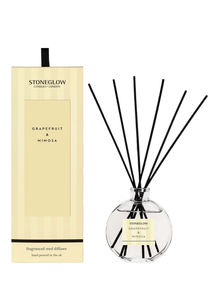 Stoneglow Modern Classic Grapefruit & Mimosa Reed Diffuser, 120ml, Multi