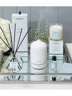 Stoneglow Modern Classic Sea Salt & Oakmoss Scented Candle, 200g - view 2, Multi