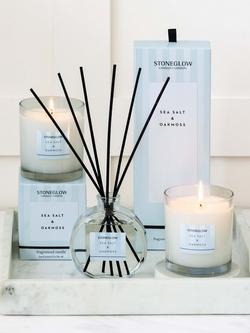 Stoneglow Modern Classic Sea Salt & Oakmoss Reed Diffuser, 120ml - view 2, Multi