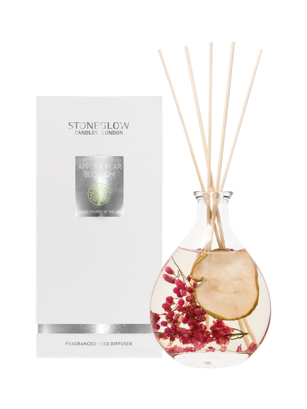 Stoneglow Natures Gift Apple & Pear Blossom Reed Diffuser, 180ml, Multi