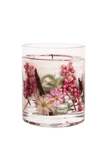 Stoneglow Natures Gift Pink Pepper Flowers Gel Scented Candle, 160g - view 2, Multi