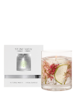 Stoneglow Natures Gift Apple & Pear Blossom Scented Gel Candle, 160g, Multi