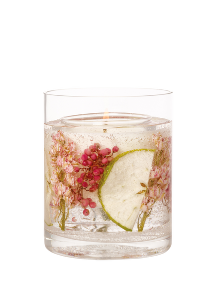 Stoneglow Natures Gift Apple & Pear Blossom Scented Gel Candle, 160g - view 2, Multi