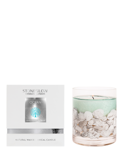 Stoneglow Natures Gift Ocean Gel Scented Candle, 160g, Multi