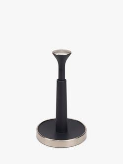 Joseph Joseph Push and Tear Kitchen Roll Holder, Grey