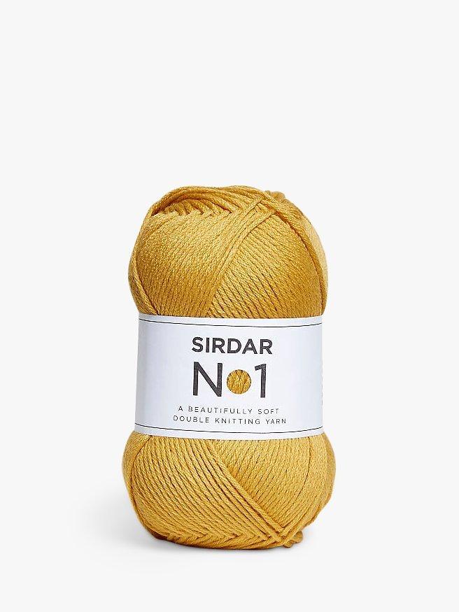 Sirdar No.1 DK Knitting Yarn, 100g, Yellow