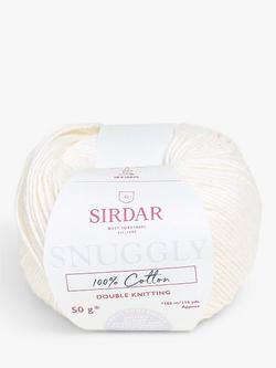 Sirdar Snuggly Cotton DK Yarn, 50g, Cream