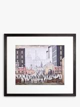 LS Lowry Street Banksy Painter Urban SINGLE TELA parete arte foto stampa