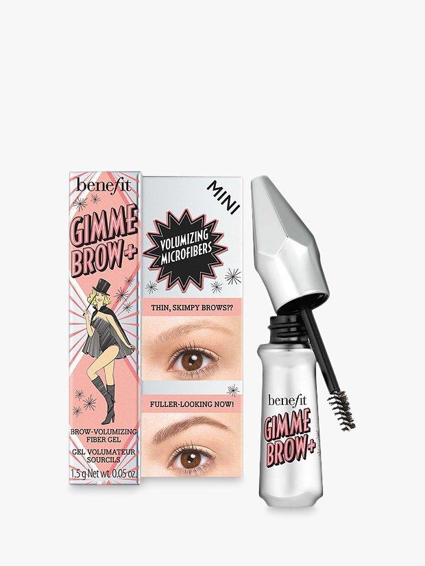 Product image 1 of 7, which shows Benefit Gimme Brow+ Volumising Eyebrow Gel Travel Sized Mini, 3.5 Medium