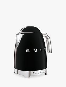 Smeg KLF04 Temperature Controlled Kettle, 1.7L - view 2, Black