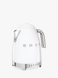 Smeg KLF04 Temperature Controlled Kettle, 1.7L, White