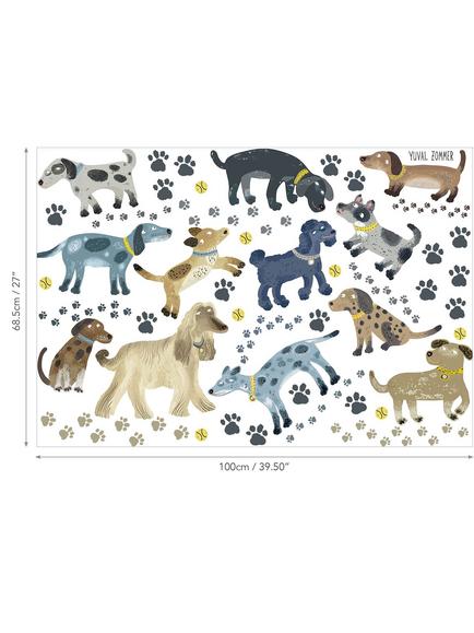 Villa Nova Walkies Wall Stickers, Multi, W590/01, Multi